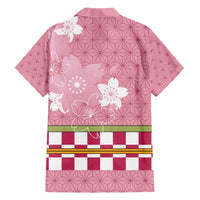 Japanese Asanoha Pattern Family Matching Tank Maxi Dress and Hawaiian Shirt Charm Against Evil Spirits LT9 - Polynesian Pride