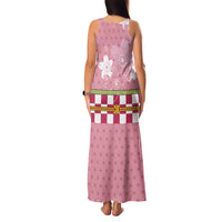 Japanese Asanoha Pattern Family Matching Tank Maxi Dress and Hawaiian Shirt Charm Against Evil Spirits LT9 - Polynesian Pride