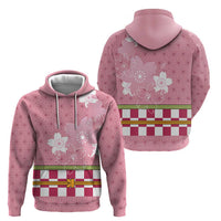 Japanese Asanoha Pattern Zip Hoodie Charm Against Evil Spirits - Polynesian Pride