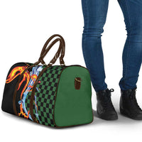 Japanese Asanoha Pattern Travel Bag Sun Flame Slayer Dragon Hinokami Kagura Spirit LT9 - Polynesian Pride