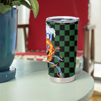 Japanese Asanoha Pattern Tumbler Cup Sun Flame Slayer Dragon Hinokami Kagura Spirit LT9 - Polynesian Pride