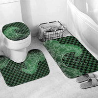 Japanese Asanoha Pattern Bathroom Set Water Breathing Slayer Dragon - Polynesian Pride