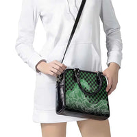 Japanese Asanoha Pattern Shoulder Handbag Water Breathing Slayer Dragon - Polynesian Pride