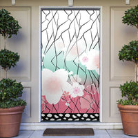 Japanese Kocho Pattern Door Cover Insect Pillar Butterfly Flower Fairy - Polynesian Pride