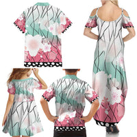 Japanese Kocho Pattern Family Matching Summer Maxi Dress and Hawaiian Shirt Insect Pillar Butterfly Flower Fairy LT9 - Polynesian Pride