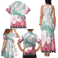 Japanese Kocho Pattern Family Matching Tank Maxi Dress and Hawaiian Shirt Insect Pillar Butterfly Flower Fairy LT9 - Polynesian Pride
