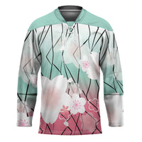 Japanese Kocho Pattern Hockey Jersey Insect Pillar Butterfly Flower Fairy - Polynesian Pride