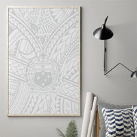 Samoa Lotu Tamaiti Canvas Wall Art Polynesian White Sunday Simple LT9 - Polynesian Pride