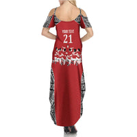 Custom Tonga Rugby Mate Ma'a Family Matching Summer Maxi Dress and Hawaiian Shirt Tonga XIII Make History Pacific Champions LT9 - Polynesian Pride