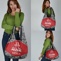 Custom Tonga Rugby Mate Ma'a Grocery Bag Tonga XIII Make History Pacific Champions