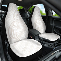Hawaii Plumeria Lokelani Pikake Lei Car Seat Cover Sandy Beige Polynesian Tattoo