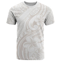 Hawaii Plumeria Lokelani Pikake Lei T Shirt Sandy Beige Polynesian Tattoo