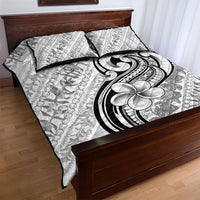Hawaii Plumeria Lokelani Pikake Lei Quilt Bed Set Ele'ele Polynesian Tattoo