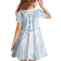 Hawaii Plumeria Lokelani Pikake Lei Family Matching Off The Shoulder Long Sleeve Dress and Hawaiian Shirt Uliuli Polynesian Tattoo LT9 - Polynesian Pride