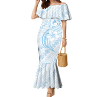 Hawaii Plumeria Lokelani Pikake Lei Mermaid Dress Uliuli Polynesian Tattoo