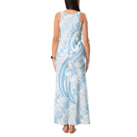 Hawaii Plumeria Lokelani Pikake Lei Tank Maxi Dress Uliuli Polynesian Tattoo