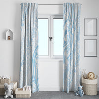 Hawaii Plumeria Lokelani Pikake Lei Window Curtain Uliuli Polynesian Tattoo