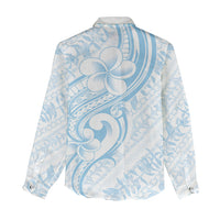Hawaii Plumeria Lokelani Pikake Lei Women Casual Shirt Uliuli Polynesian Tattoo LT9 - Polynesian Pride