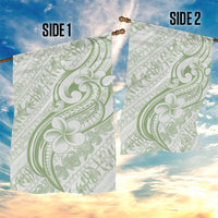 Hawaii Plumeria Lokelani Pikake Lei Garden Flag Oma'oma'o Polynesian Tattoo