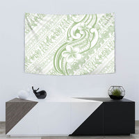 Hawaii Plumeria Lokelani Pikake Lei Tapestry Oma'oma'o Polynesian Tattoo