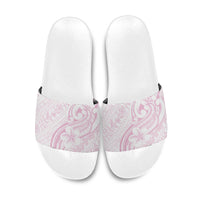 Hawaii Plumeria Lokelani Pikake Lei Slide Sandals Poni Mama Polynesian Tattoo