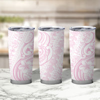 Hawaii Plumeria Lokelani Pikake Lei Tumbler Cup Poni Mama Polynesian Tattoo