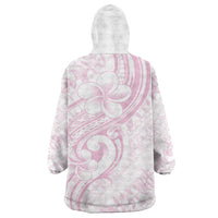 Hawaii Plumeria Lokelani Pikake Lei Wearable Blanket Hoodie Poni Mama Polynesian Tattoo LT9 - Polynesian Pride