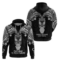 New Zealand Te Reo Maori Hoodie Kia Kaha Maori Language Week Black Style LT9 - Polynesian Pride