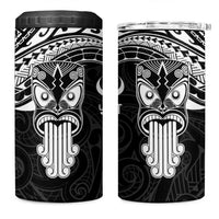 Personalised New Zealand Te Reo Maori 4 in 1 Can Cooler Tumbler Kia Kaha Maori Language Week Black Style LT9 One Size: 16 oz Black - Polynesian Pride
