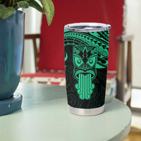 Personalised New Zealand Te Reo Maori Tumbler Cup Kia Kaha Maori Language Week Green Style LT9 - Polynesian Pride