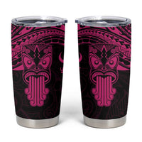 Personalised New Zealand Te Reo Maori Tumbler Cup Kia Kaha Maori Language Week Pink Style LT9 Pink - Polynesian Pride