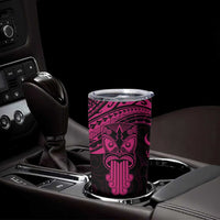 Personalised New Zealand Te Reo Maori Tumbler Cup Kia Kaha Maori Language Week Pink Style LT9 - Polynesian Pride