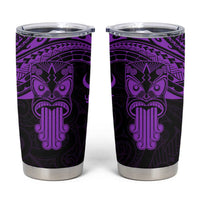 Personalised New Zealand Te Reo Maori Tumbler Cup Kia Kaha Maori Language Week Purple Style LT9 Purple - Polynesian Pride