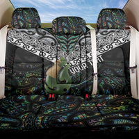 Personalised Maori Manaia Back Car Seat Cover New Zealand Tribal Hei Matau Papua Shell LT9 One Size Green - Polynesian Pride