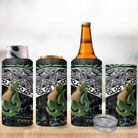 Personalised Maori Manaia 4 in 1 Can Cooler Tumbler New Zealand Tribal Hei Matau Papua Shell LT9 - Polynesian Pride