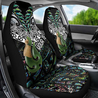 Personalised Maori Manaia Car Seat Cover New Zealand Tribal Hei Matau Papua Shell LT9 - Polynesian Pride