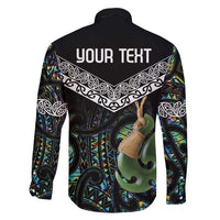 Personalised Maori Manaia Family Matching Tank Maxi Dress and Hawaiian Shirt New Zealand Tribal Hei Matau Papua Shell LT9 - Polynesian Pride
