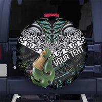 Personalised Maori Manaia Spare Tire Cover New Zealand Tribal Hei Matau Papua Shell LT9 - Polynesian Pride
