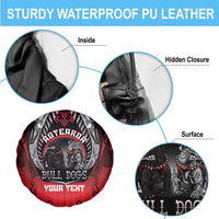 Aotearoa Bulldog Personalised Spare Tire Cover Maori Kowhaiwhai Motif LT9 - Polynesian Pride