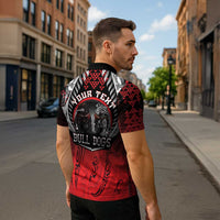Aotearoa Bulldog Personalised Zipper Polo Shirt Maori Kowhaiwhai Motif LT9 - Polynesian Pride