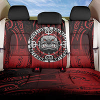 Aotearoa Bulldog Back Car Seat Cover New Zealand Kowhaiwhai Tribal LT9 One Size Red - Polynesian Pride