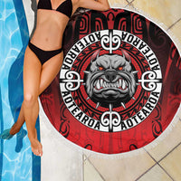 Aotearoa Bulldog Beach Blanket New Zealand Kowhaiwhai Tribal LT9 - Polynesian Pride