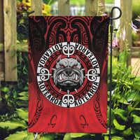 Aotearoa Bulldog Garden Flag New Zealand Kowhaiwhai Tribal LT9 Garden Flag Red - Polynesian Pride