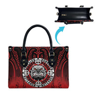 Aotearoa Bulldog Leather Bag New Zealand Kowhaiwhai Tribal LT9 - Polynesian Pride