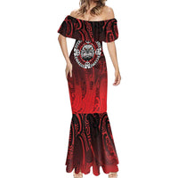 Aotearoa Bulldog Mermaid Dress New Zealand Kowhaiwhai Tribal LT9 - Polynesian Pride