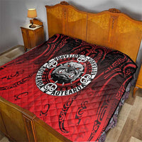 Aotearoa Bulldog Quilt New Zealand Kowhaiwhai Tribal LT9 - Polynesian Pride