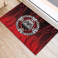Aotearoa Bulldog Rubber Doormat New Zealand Kowhaiwhai Tribal LT9 - Polynesian Pride