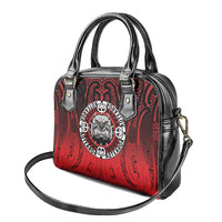 Aotearoa Bulldog Shoulder Handbag New Zealand Kowhaiwhai Tribal LT9 - Polynesian Pride