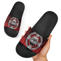 Aotearoa Bulldog Slide Sandals New Zealand Kowhaiwhai Tribal LT9 - Polynesian Pride