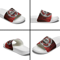 Aotearoa Bulldog Slide Sandals New Zealand Kowhaiwhai Tribal LT9 - Polynesian Pride